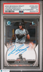 2023 Bowman Draft Chrome Prospect Autograph Jacob Gonzalez #CDAJGO PSA 10