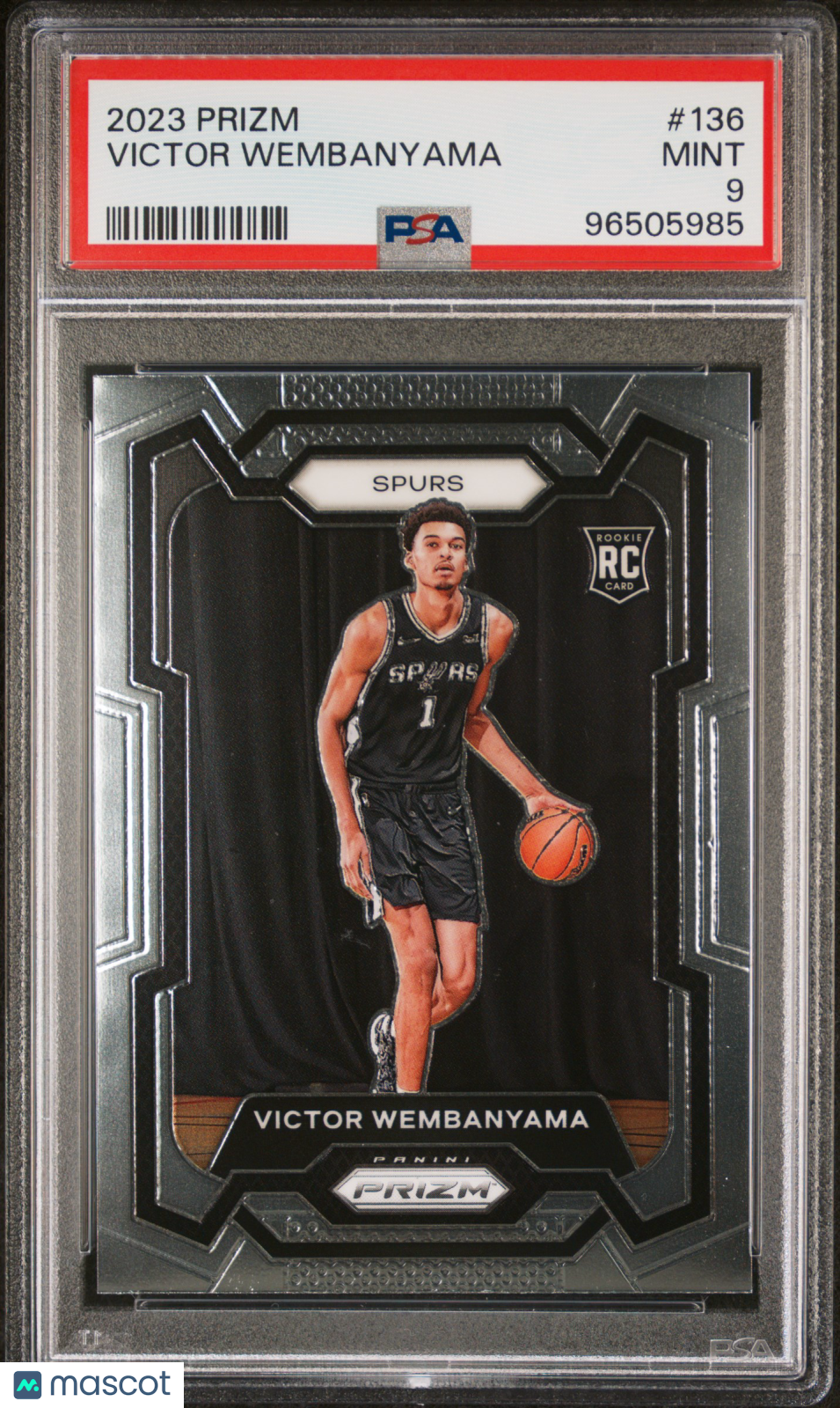 2023 Panini Prizm Victor Wembanyama #136 PSA 9